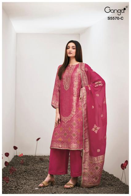 Ganga mairya 5570 wholesale dress material online shopping
